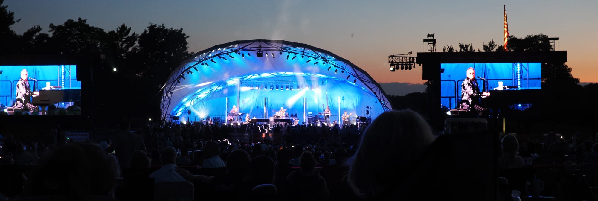outdoor concert venue at sunset San Diego